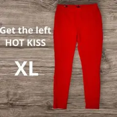 Get the left HOT KISS スキ二ーパンツ 赤
