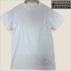 J6293 新品同様 メゾンマルジェラ Tシャツ カットソー ホワイト 48
