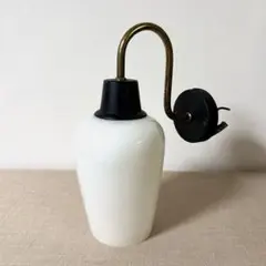 ミルクガラス ボトル型 壁掛け灯