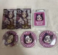 スペシャルウィーク ウマ娘　スタジオ櫂　 缶バッジ　アクリルブロック