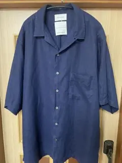 OPEN COLLAR SHIRT S/S HEMP サイズ3