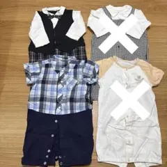 コムサ ロンパース2点セット