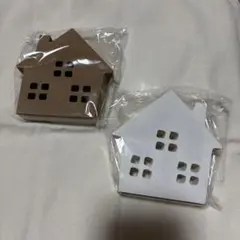 ハンドメイドに✨木製 置物 オブジェ デコレーション 家の形 インテリア ハウス