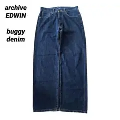 archive edwin buggy wide denim w33
