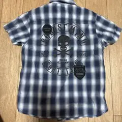 Blue Cross 半袖チェックシャツ SS