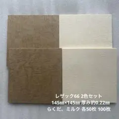 レザック66 2色セット 100枚