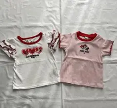 即購入OK しまむら　リトシー　半袖　Tシャツ　ベビー　90cm ミニー