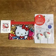ハローキティ　プロテクトカバー&フラットポーチ