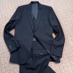 【THE SUIT COMPANY】スーツ セットアップ ブラックストライプ