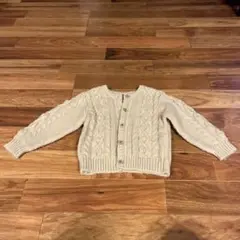 kete a tane ケーブル編みカーディガン 100
