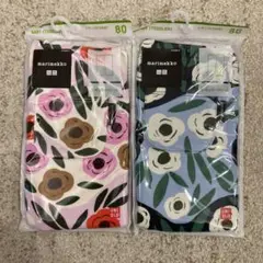 UNIQLOマリメッコ ベビースパッツ 80サイズ 2色セット新品未使用