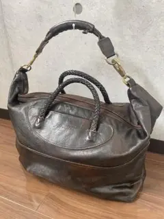 【Jas-M.B.】IBW LTD ボストンバッグ レザー 牛革 英国製【中古】