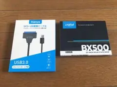 crucial BX500 CT1000BX500SSD1 +変換ケーブル付