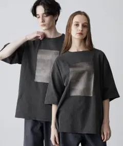 【新品】CLEL ヴィンテージ ピグメント プリント 半袖Tシャツ