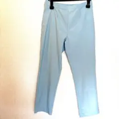 大きなサイズ 水色 ストレッチパンツ