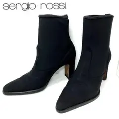 sergio rossi セルジオロッシ ショートブーツ ストレッチブーツ
