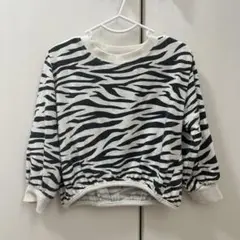 mirror bae. ゼブラ柄 長袖　80
