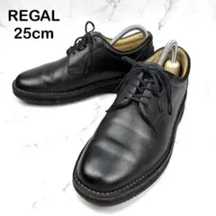 【美品】REGAL リーガル ウォーカー 黒 ドレスシューズ 25 ビジネス