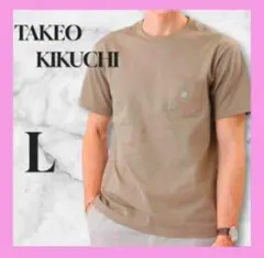 TAKEO KIKUCHI ⭐️ ワンポイント 刺繍 ポケット Tシャツ メンズ