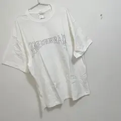レサーカ オーバーサイズ グラフィックロゴプリント クルーネック半袖Tシャツ Ａ