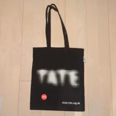 TATE ドットプリント トートバッグ　缶バッチ付き