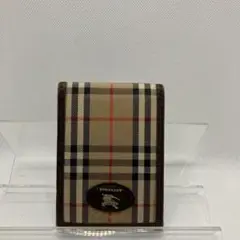 大人気!バーバリー/BURBERRY チェック 定期入れ カード入 ユニセックス