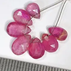 高品質＊ルビー＊ペアシェイプカットa145