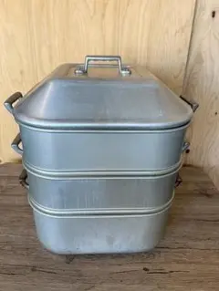 アルミ３段蒸し器