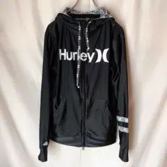 Hurley ハーレー ラッシュガード パーカー 黒 Sサイズ