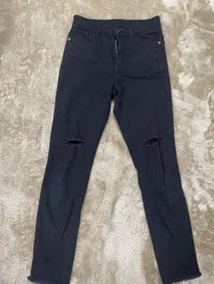 C.SEVENTEEN ブラックスキニーパンツ XS