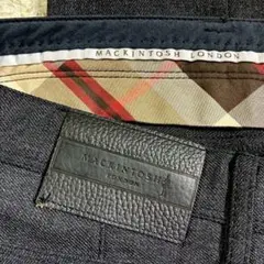 美品 マッキントッシュ ロンドン　スラックス パンツ　ボトムス　三陽商会　LL