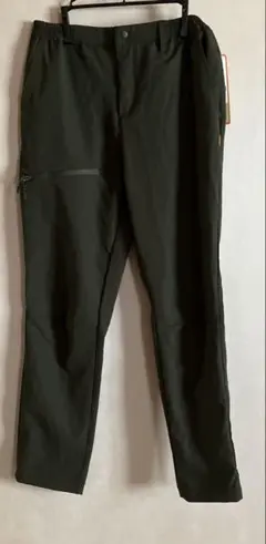 レディースLサイズ　テーパードストレッチパンツ　カーキ※タグ付き、未使用