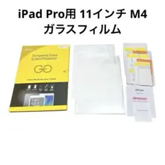 iPad Pro用 11インチ M4 ガラスフィルム HDクリア 2枚セット