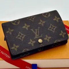 ルイヴィトン モノグラム 旧 ポルトフォイユ トレゾール コンパクト L字