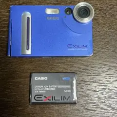 デジカメ　CASIO EX-S2 ブルー