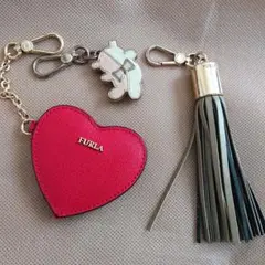 FURLA アクセサリーチャームキーホルダー3点セットバラ売り不可