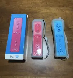 Wiiリモコンプラス ピンク 青 2個セット
