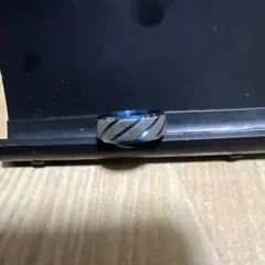 青と銀のツートンリング