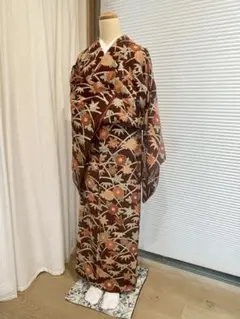 小紋 袷 身丈159 裄丈66