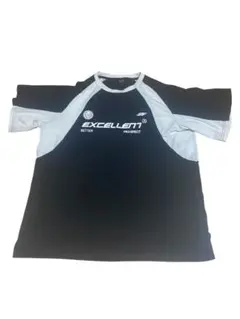 EXCELLEN スポーツ Tシャツ 黒と白