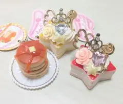 キラデコスイーツ 3点セット パンケーキ　エンゼルケーキ