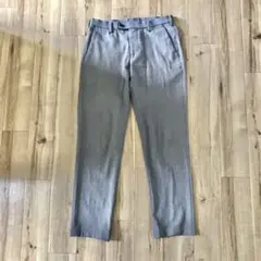 UNIQLO スリムフィット グレー パンツ 73cm