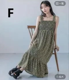 ローリーズファーム2wayシャーリングワンピース