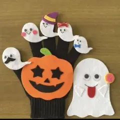 手袋シアター（キャベツの中から・ハロウィンバージョン）