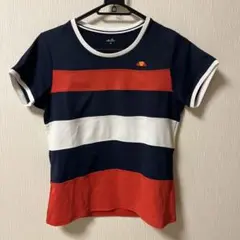ストライプデザイン 半袖Tシャツ