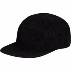 Black 17SS Supreme Text Stripe Terry Cam