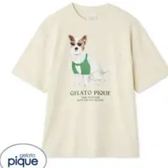 新品　ジェラートピケ　ユニセックス　ワンポイント　Tシャツ