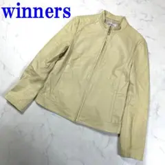 WINNERS ウィンナー ライダースジャケット ベージュ 66 C3964