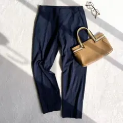 ユニクロ◇ゴムウエストストレッチパンツ テーパード スラックス アンクル M