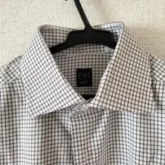 【新品】BEAMS F ドレスシャツ 39 ウィンドーペン ブラウン